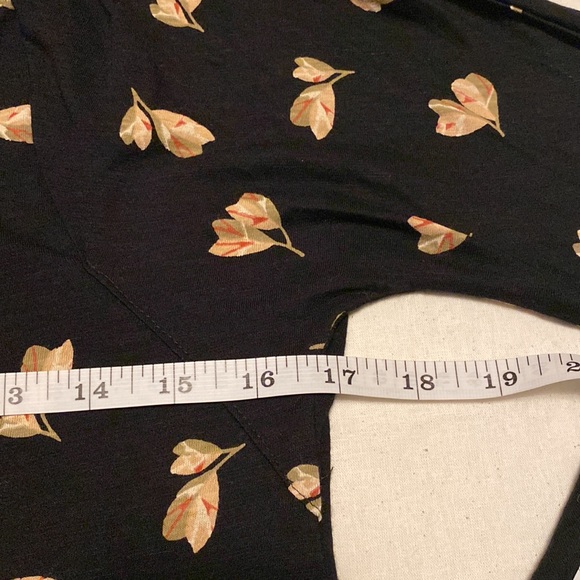 Lucky Brand Floral Bolero Style Three Quarter Sleeve Top - Picture 9 of 12